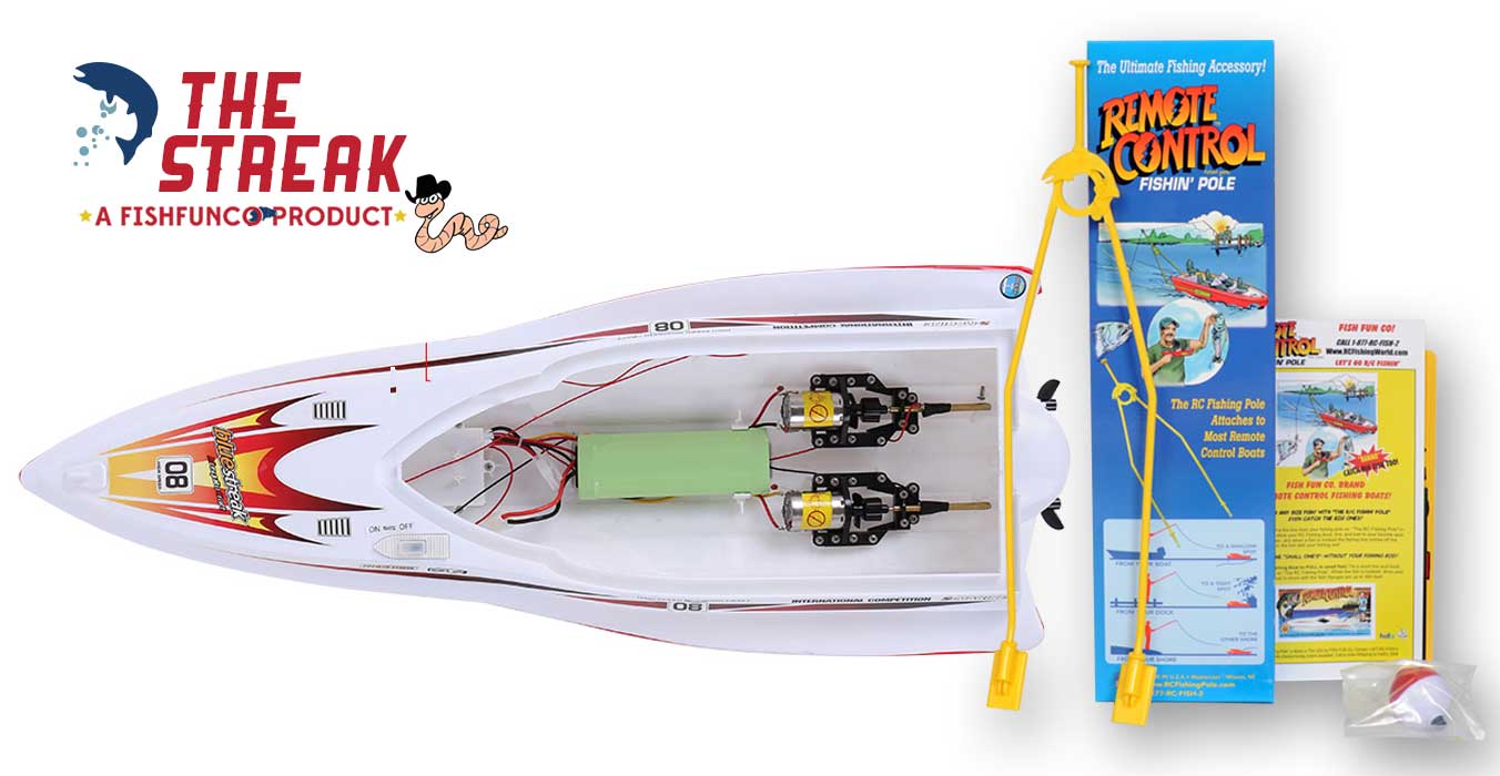Catch fish with Remote Control Boats or use your own